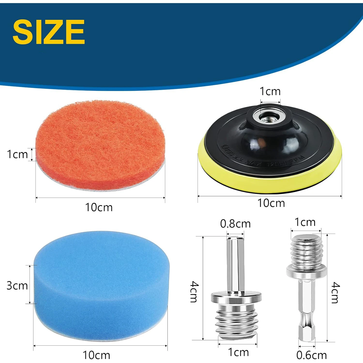 Набор 4-дюймовых чистящих подушечек с полировальной губкой, шлифовальной пластиной, подходит, 20 шт., подходит для керамической плитки, ванн, стеклянного камня
Набор 4-дюймовых чистящих подушечек с полировальной губкой, шлифовальной пластиной, подходит, 20 шт., подходит для керамической плитки, ванн, стеклянного камня