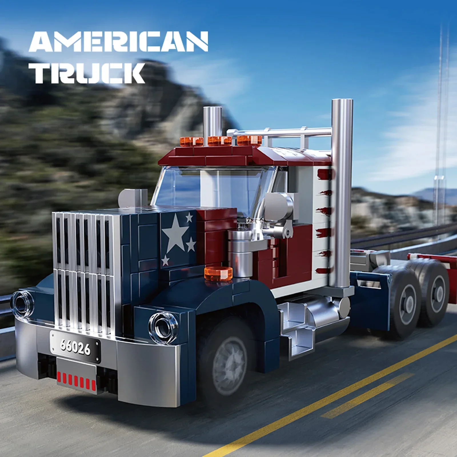 268PCS MOC Construction Truck Building Blocks Kit American Truck Head DIY Engineering Vehicle STEM Toy Gift for Kids
268PCS MOC Construction Truck Building Blocks Kit American Truck Head DIY Engineering Vehicle STEM Toy Gift for Kids