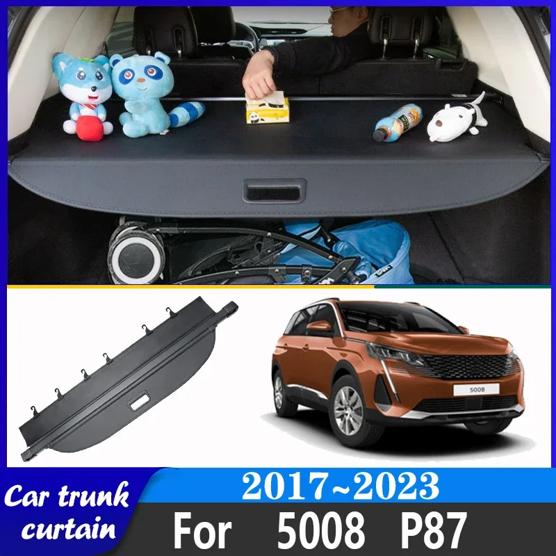 Car Trunk Curtain For Peugeot 5008 2019 Accessories P87 2017~2023 Car Luxurious Trunk Luggage Curtain Anti Peeping Accessories
Car Trunk Curtain For Peugeot 5008 2019 Accessories P87 2017~2023 Car Luxurious Trunk Luggage Curtain Anti Peeping Accessories