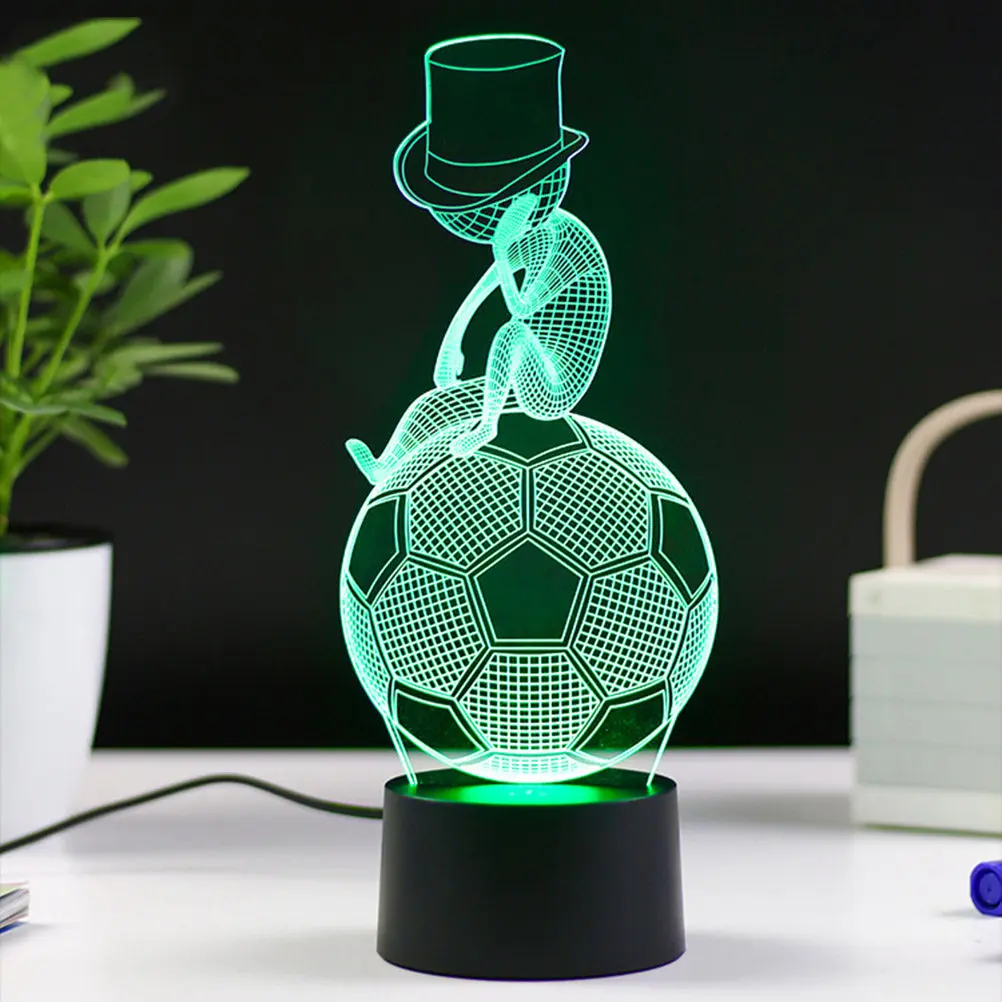 Football Night Light 3D Illusion LED Lamp with Touch Switch 7 Colors Holographic Visual Effect Creative Night Light for Bedroom
Football Night Light 3D Illusion LED Lamp with Touch Switch 7 Colors Holographic Visual Effect Creative Night Light for Bedroom