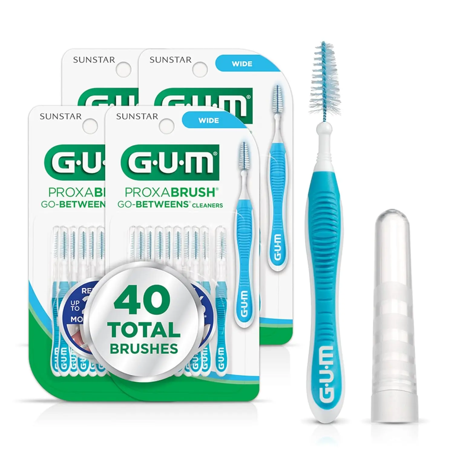 Soft Interdental Brushes for Wide Gaps, Deep Cleaning Dental Picks for Plaque Removal & Braces Care, 10 Count (Pack of 4)
Soft Interdental Brushes for Wide Gaps, Deep Cleaning Dental Picks for Plaque Removal & Braces Care, 10 Count (Pack of 4)