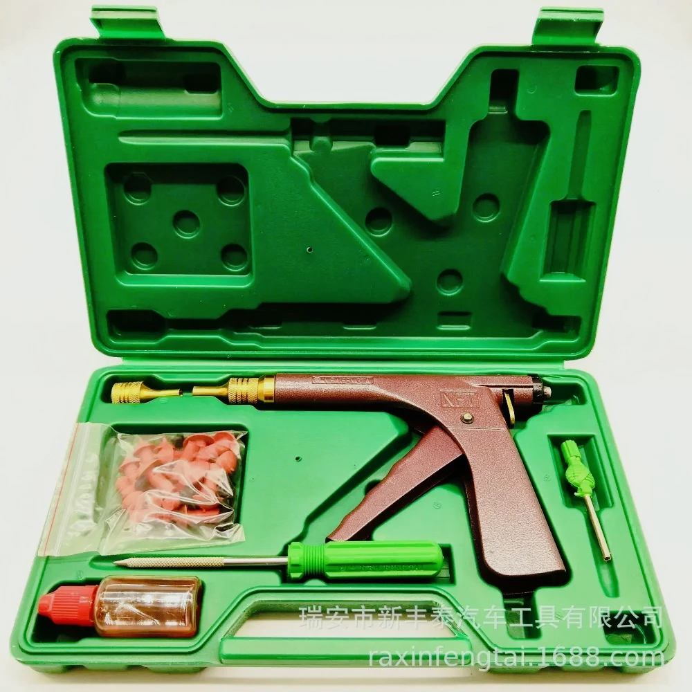 Pistola reparación neumáticos sin cámara durara para coche y moto, para tapar pinchazos y fugas aire en neumáticos
Pistola reparación neumáticos sin cámara durara para coche y moto, para tapar pinchazos y fugas aire en neumáticos