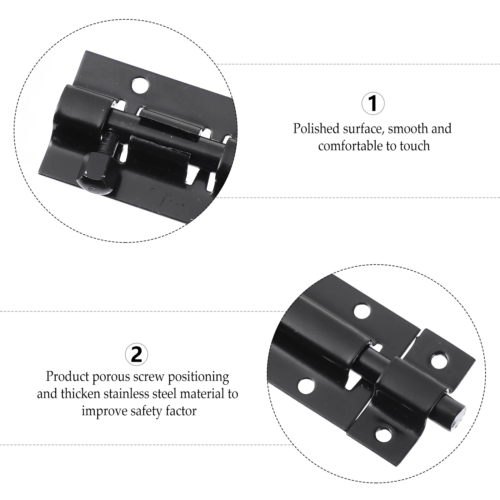 Stainless Steel Sliding Bolt Latch for Doors Windows Lock Hole Easy Installation Square Door Bolt Anti Theft Garage Hardware
Stainless Steel Sliding Bolt Latch for Doors Windows Lock Hole Easy Installation Square Door Bolt Anti Theft Garage Hardware