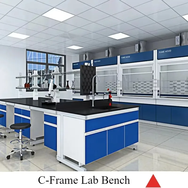 LAB Furniture Table with Chemical Resistance Counter Top Custom Science Lab Work Benches
LAB Furniture Table with Chemical Resistance Counter Top Custom Science Lab Work Benches