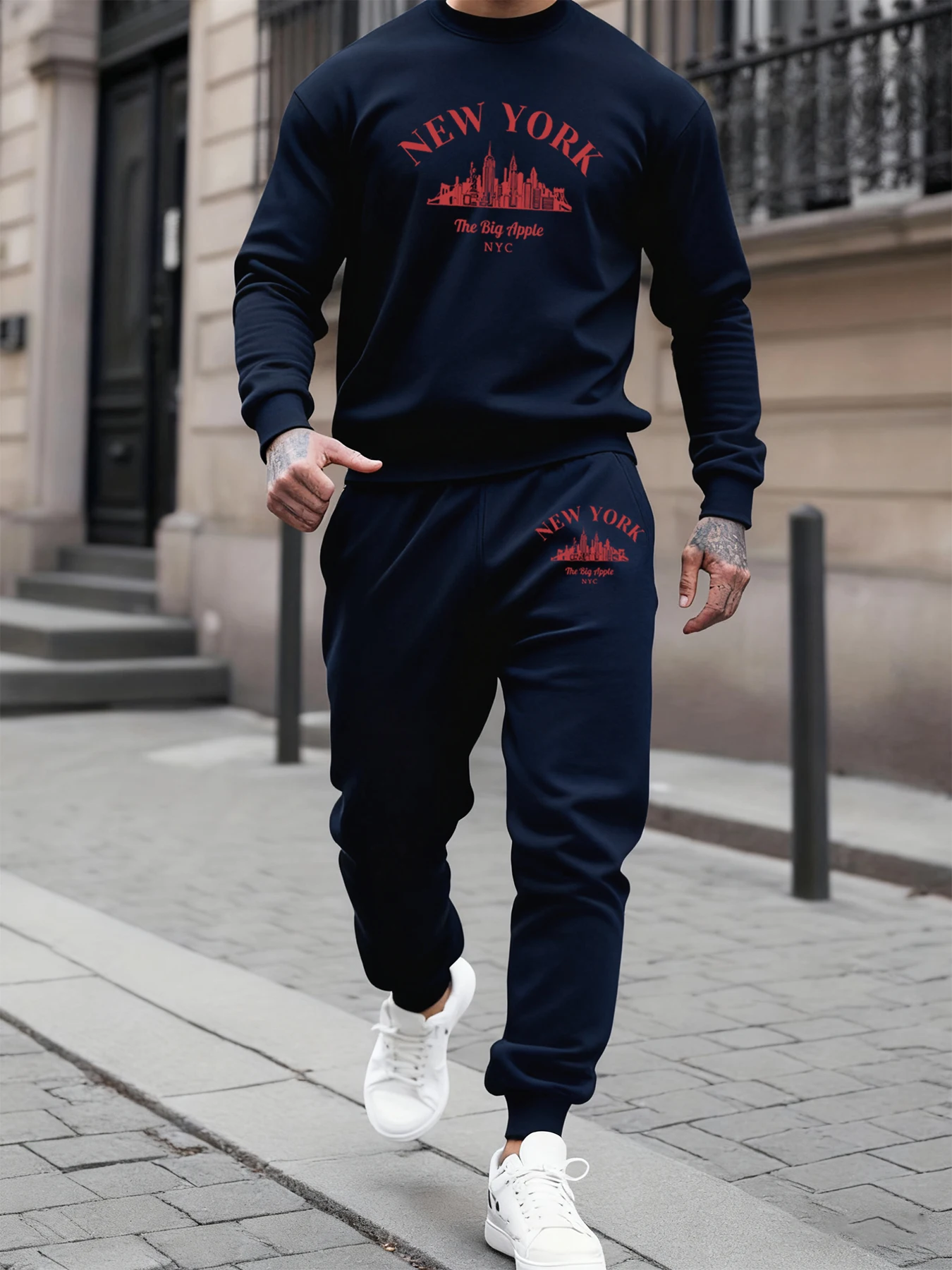 New York The Big Apple Prints Basics Comfy Sweatshirts 2 Piece Set Of Men Warm Drawstring Britches Simple Casual Pullovers
New York The Big Apple Prints Basics Comfy Sweatshirts 2 Piece Set Of Men Warm Drawstring Britches Simple Casual Pullovers