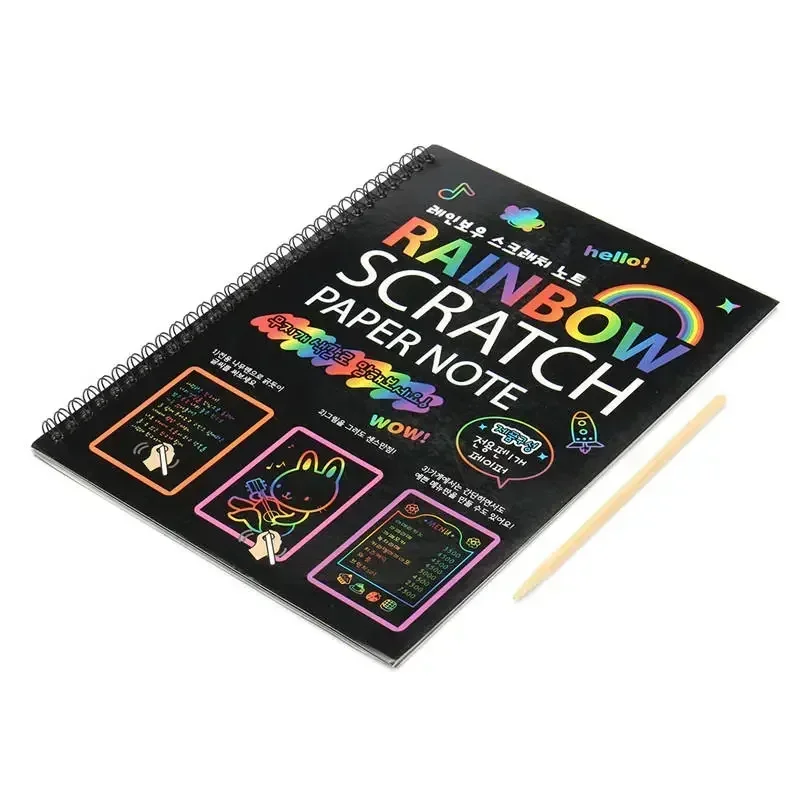 Funny Scratch Children Painting Notebook 19*26cm DIY Drawing Toy Big Blow Painting Children Educational Colorful Drawing Toys
Funny Scratch Children Painting Notebook 19*26cm DIY Drawing Toy Big Blow Painting Children Educational Colorful Drawing Toys