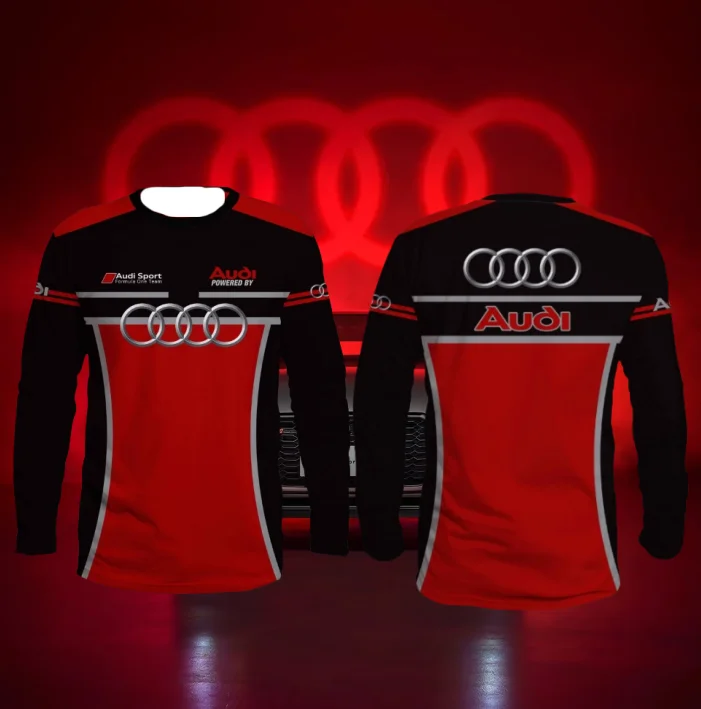 Audi Authorization Motorsport Quattro Racing Long Sleeve Tops Men Women Clothes Breathable Quick-drying Sweat-absorbing T-Shirt
Audi Authorization Motorsport Quattro Racing Long Sleeve Tops Men Women Clothes Breathable Quick-drying Sweat-absorbing T-Shirt