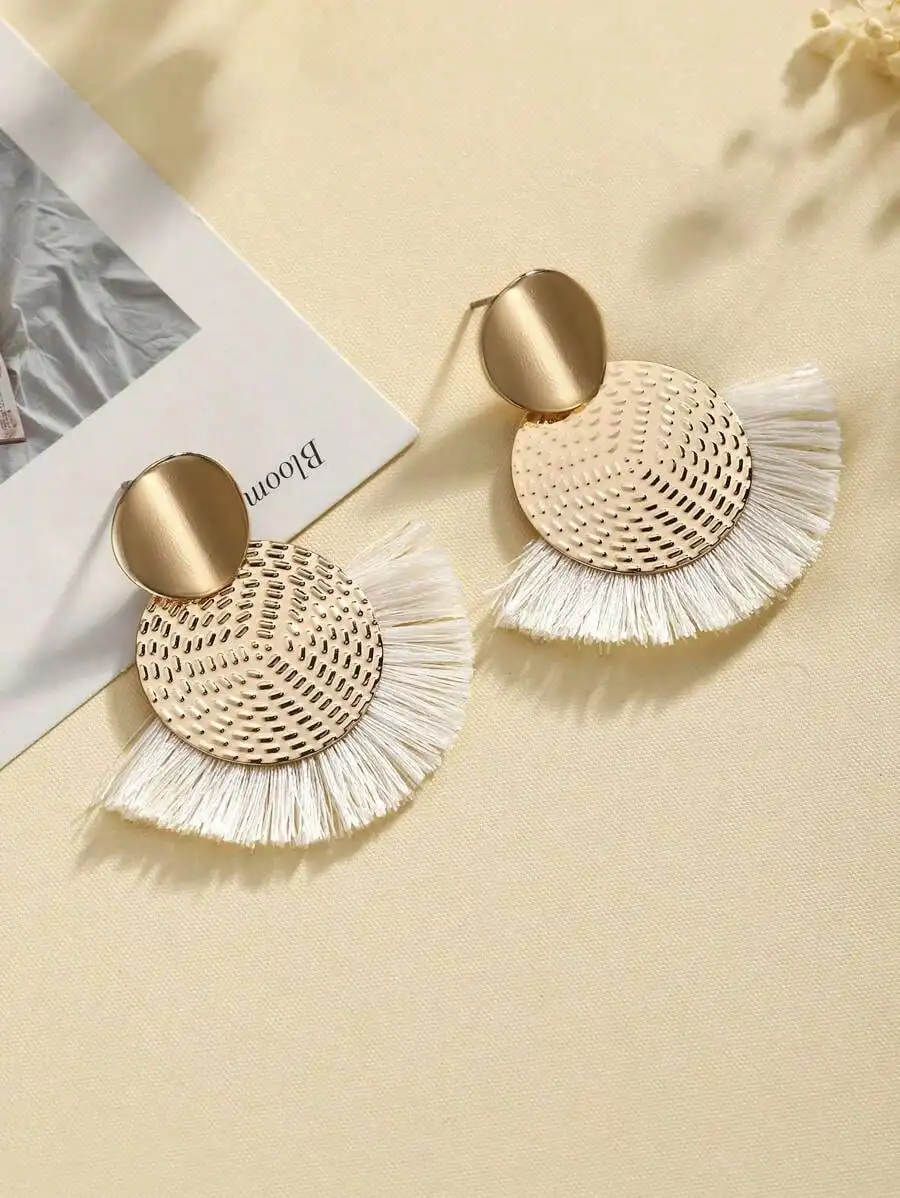 1Pair Bohemian Vintage Tassel Dangle Earrings For Women Chic Versatile Fashion Drop Jewelry Daily Party Holiday Gifts Accessories
1Pair Bohemian Vintage Tassel Dangle Earrings For Women Chic Versatile Fashion Drop Jewelry Daily Party Holiday Gifts Accessories