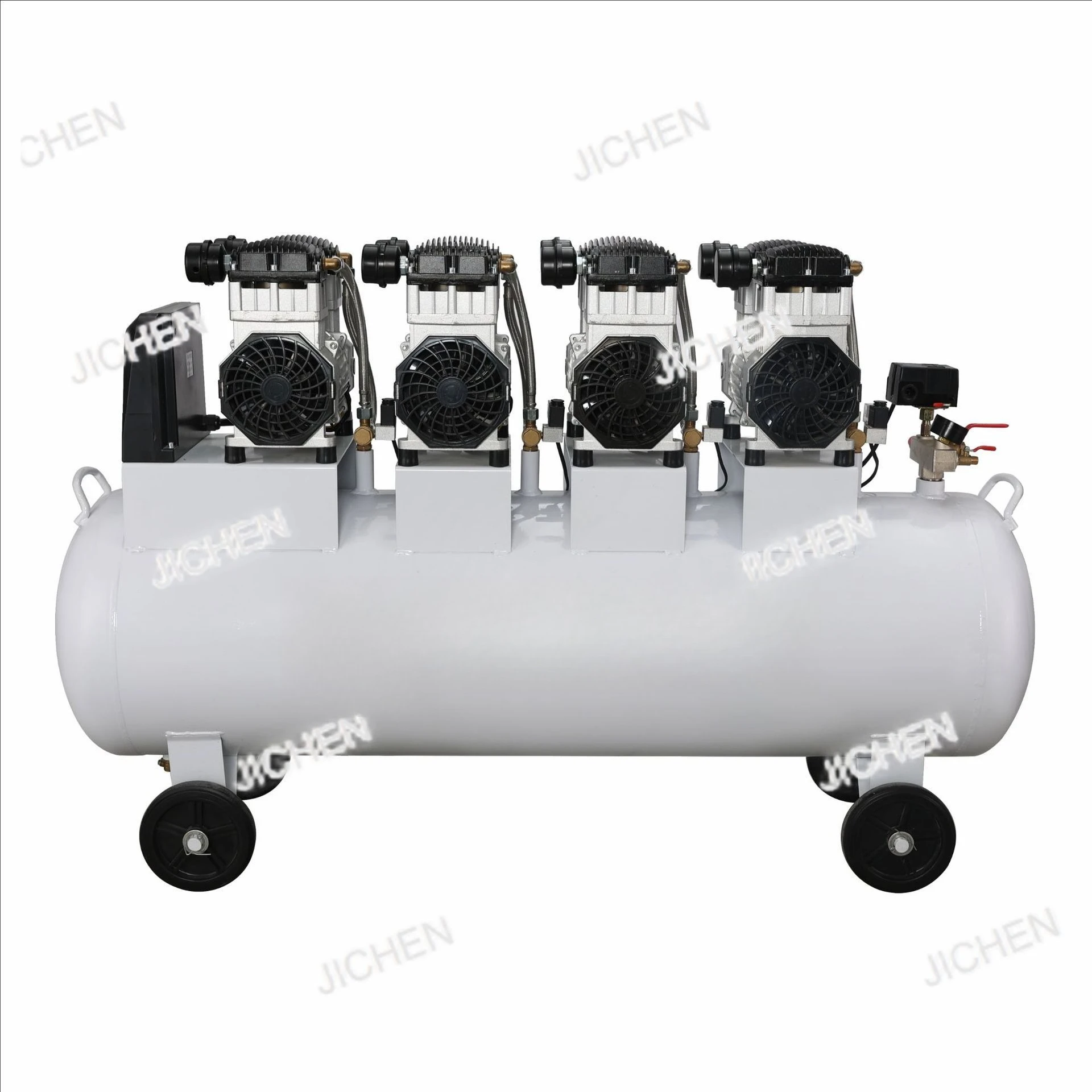 Silent air compressor 200L4 head oil-free machine 1500W * 4
Silent air compressor 200L4 head oil-free machine 1500W * 4