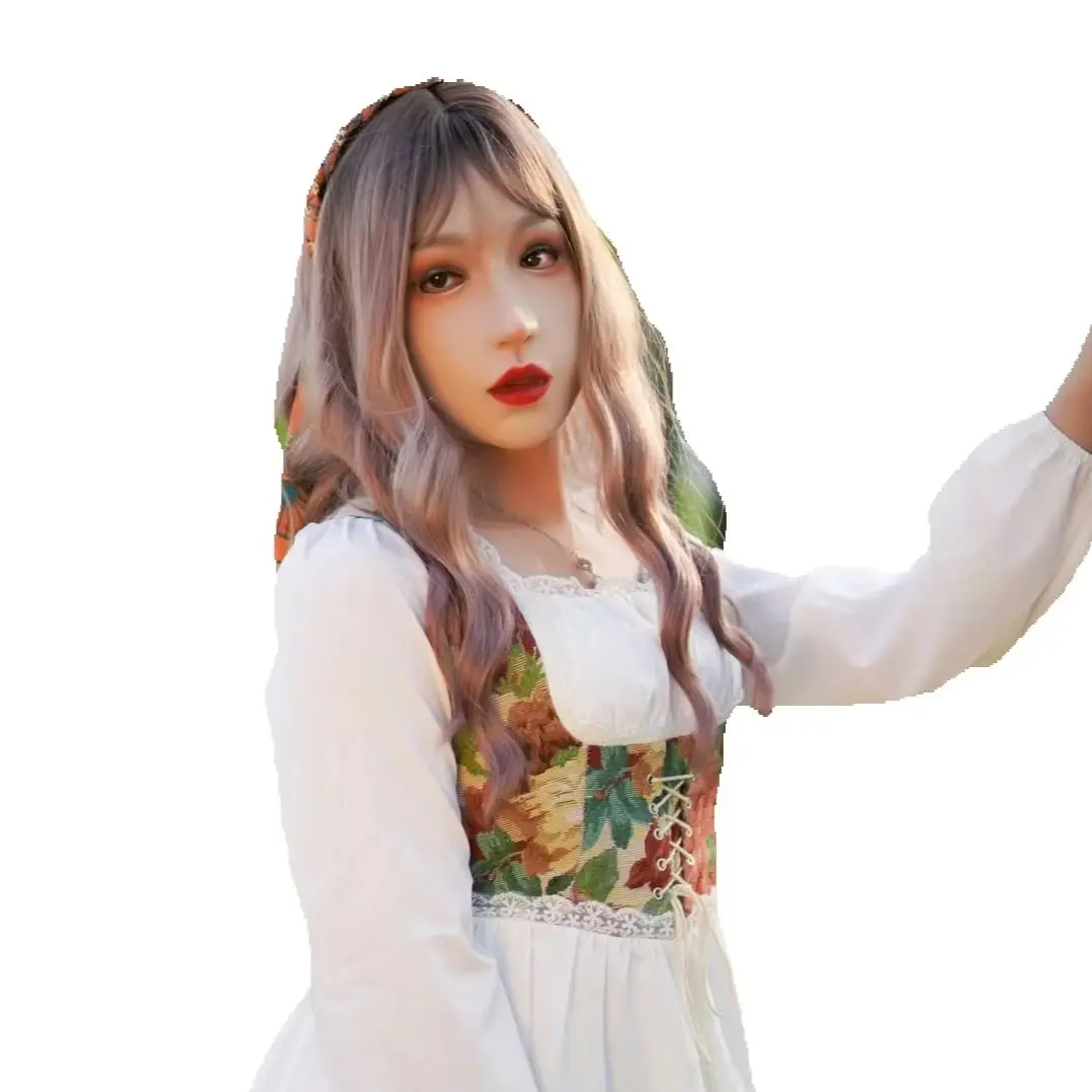 (M22G NINA)Dreammask DMS Transgender Full Head With Breast Torso Cosplay Kigurumi Male To Female Silicone Mask Goddess Makeup
(M22G NINA)Dreammask DMS Transgender Full Head With Breast Torso Cosplay Kigurumi Male To Female Silicone Mask Goddess Makeup