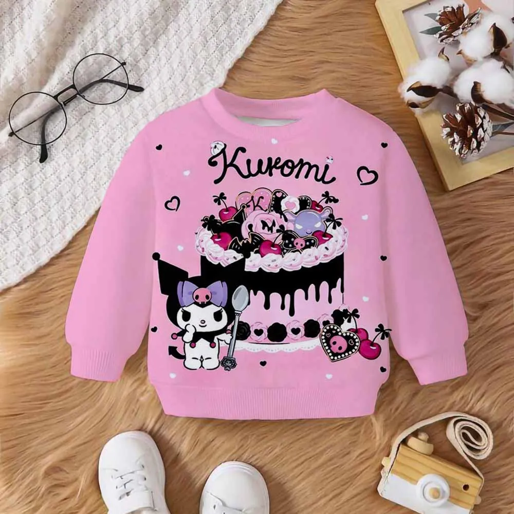 Children's Kuromi birthday sweater, cute cartoon girls sweater, spring and autumn sweatshirt designed for 3-14Y boys and girls
Children's Kuromi birthday sweater, cute cartoon girls sweater, spring and autumn sweatshirt designed for 3-14Y boys and girls