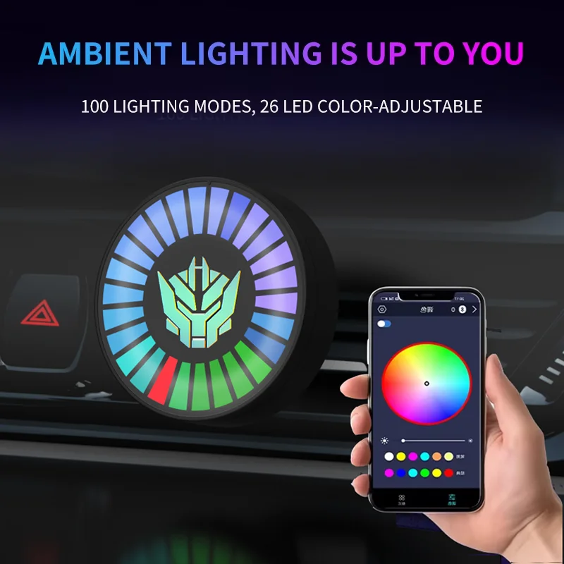 Smart RGB Pickup Lights LED 3D Ambient Lamp Sound Control Air Freshener Music Rhythm Lights for Car Bar Game Desktop TV Decora
Smart RGB Pickup Lights LED 3D Ambient Lamp Sound Control Air Freshener Music Rhythm Lights for Car Bar Game Desktop TV Decora