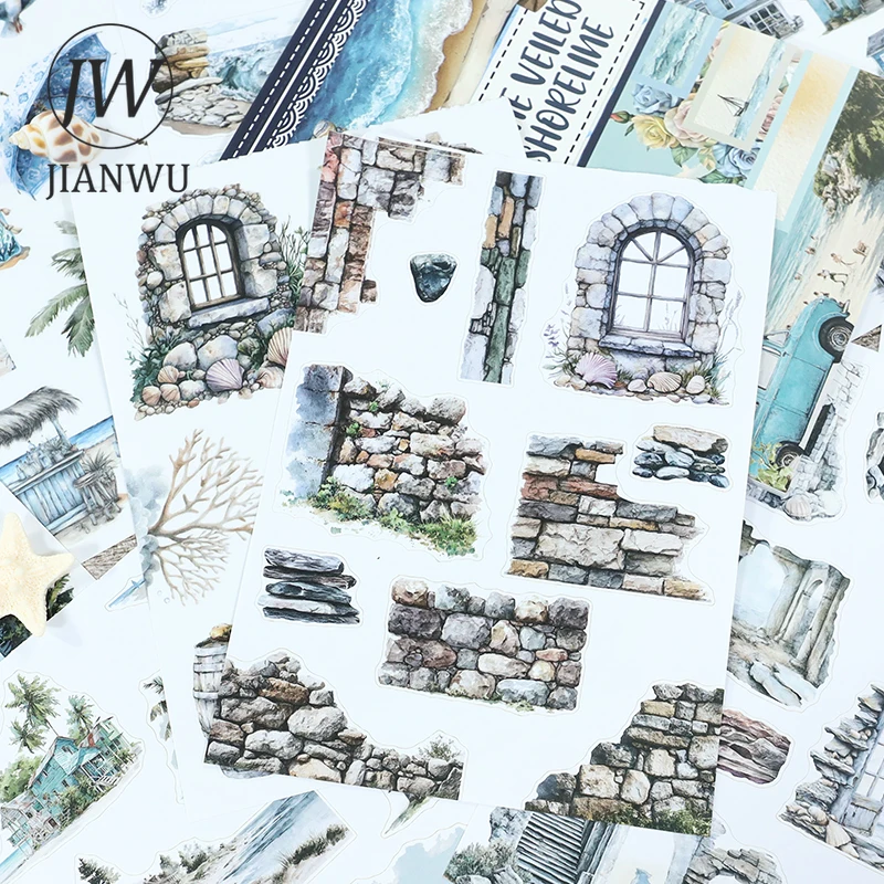 JIANWU 20 sheets/book Vintage Sea Travel Landscape Material Collage Scrapbooking Sticker Book Creative DIY Journal Stationery
JIANWU 20 sheets/book Vintage Sea Travel Landscape Material Collage Scrapbooking Sticker Book Creative DIY Journal Stationery