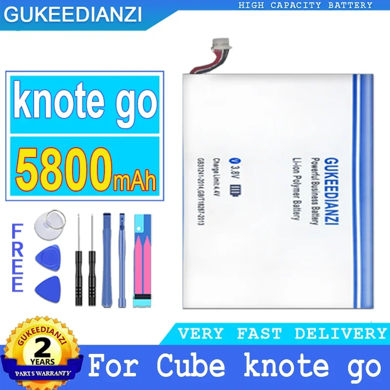 Аккумулятор большой мощности 5800 мач для Cube knote go аккумулятор GUKEEDIANZI-2S
Аккумулятор большой мощности 5800 мач для Cube knote go аккумулятор GUKEEDIANZI-2S