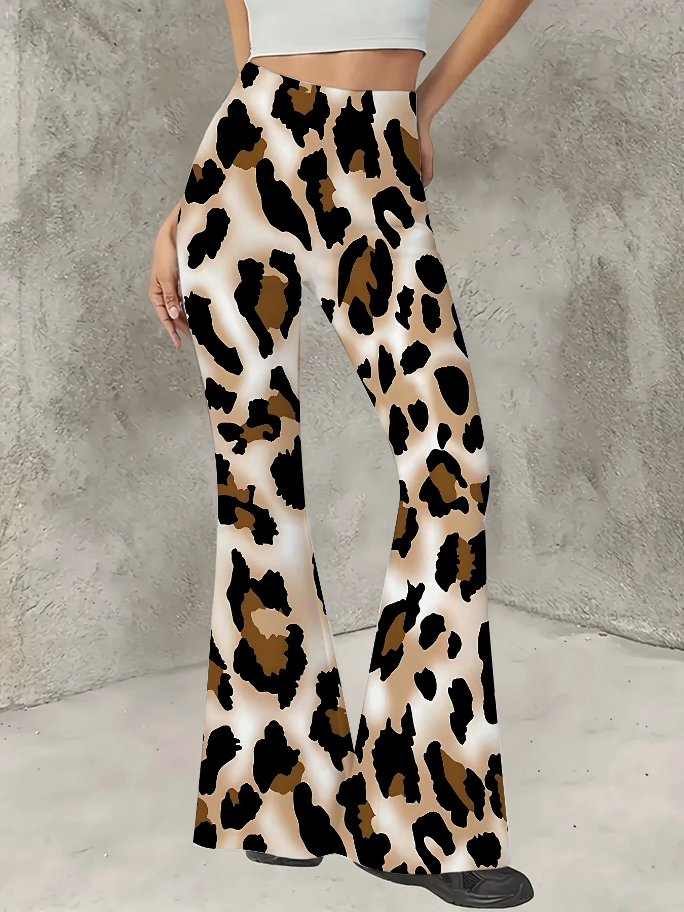 Korean Style Printed Flare Pants Women High Waist Slim Fit Bell Bottom Leggings
Korean Style Printed Flare Pants Women High Waist Slim Fit Bell Bottom Leggings