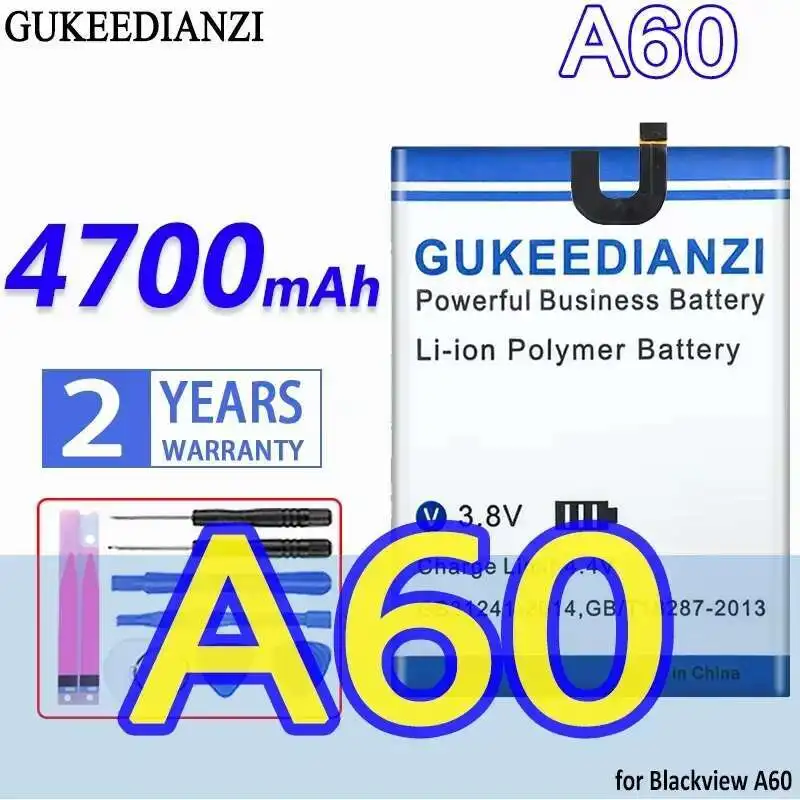 Premium Replacement For Blackview A60 Good Low-Temperature Performance Mobile Phone Battery 4700Mah
Premium Replacement For Blackview A60 Good Low-Temperature Performance Mobile Phone Battery 4700Mah