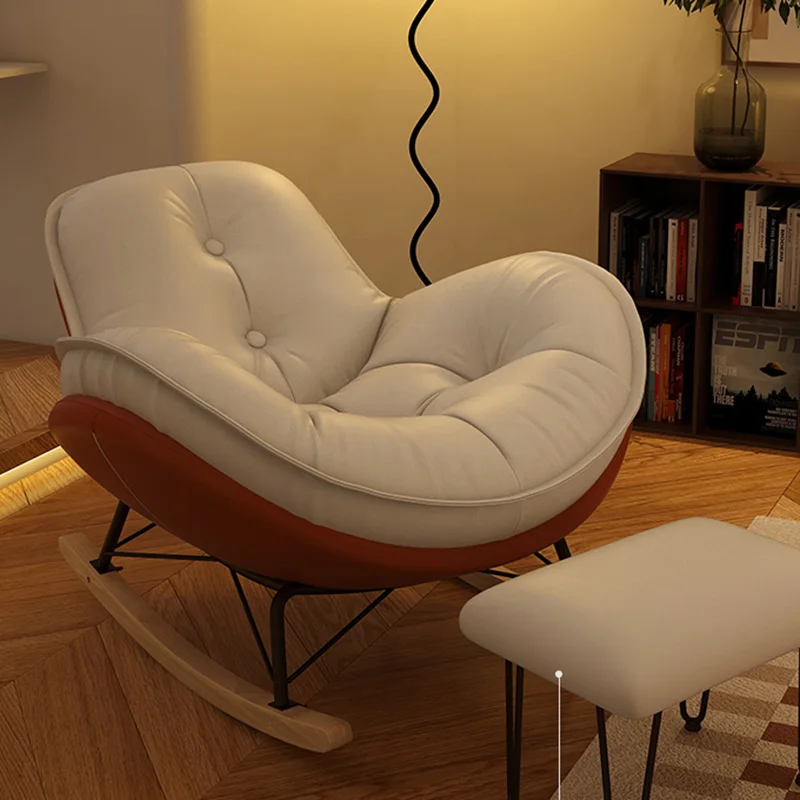 White rocking chair balcony with pedals ergonomic dresser floor chair adults rocking fauteuil design living room furniture
White rocking chair balcony with pedals ergonomic dresser floor chair adults rocking fauteuil design living room furniture