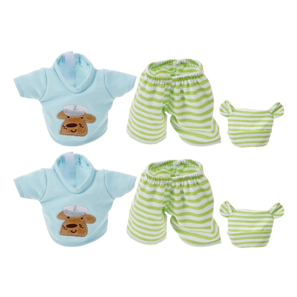 2 комплекта одежды для кукол 10 дюймов, модные наряды для виниловых кукол, для ролевых игр, развивающие занятия для малышей, зеленая полосатая одежда для детей
2 комплекта одежды для кукол 10 дюймов, модные наряды для виниловых кукол, для ролевых игр, развивающие занятия для малышей, зеленая полосатая одежда для детей