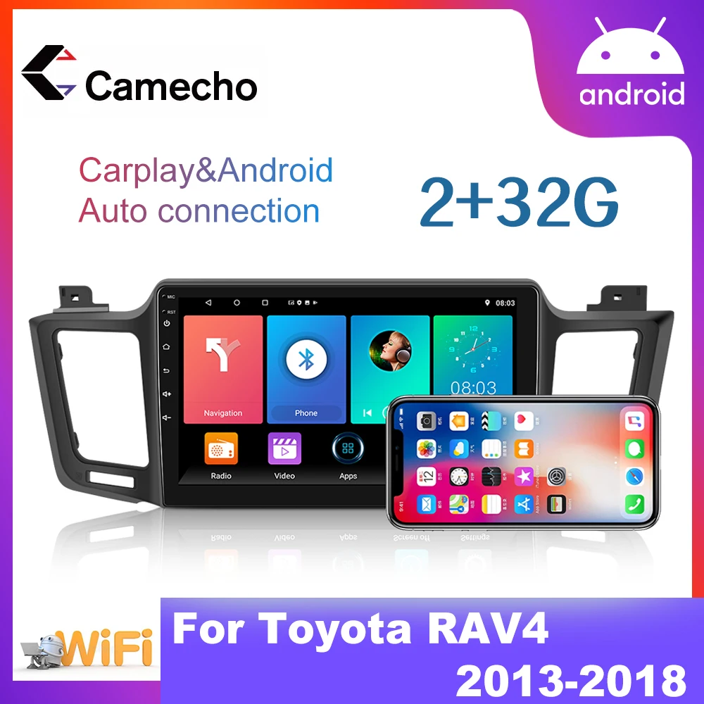 Camecho Car Stereo Radio For Toyota RAV4 2013-2018 Multimedia Video Player 2 Din Android 11 Navigation GPS Carplay Autoradio
Camecho Car Stereo Radio For Toyota RAV4 2013-2018 Multimedia Video Player 2 Din Android 11 Navigation GPS Carplay Autoradio
