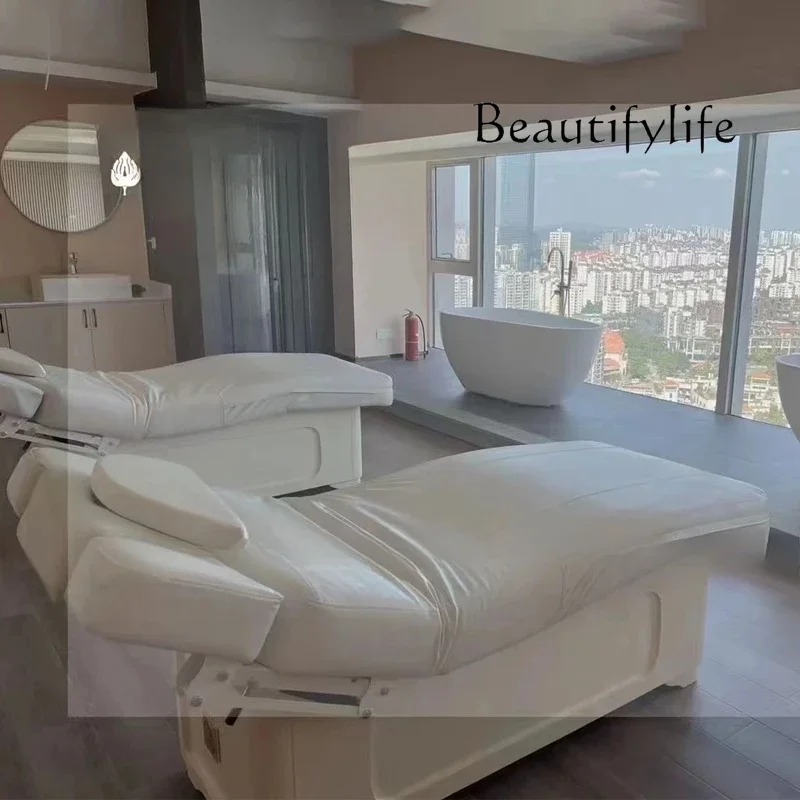 X36 High-end Intelligent Massage Heating Spa Automatic Lifting Beauty Bed Solid Wood
X36 High-end Intelligent Massage Heating Spa Automatic Lifting Beauty Bed Solid Wood