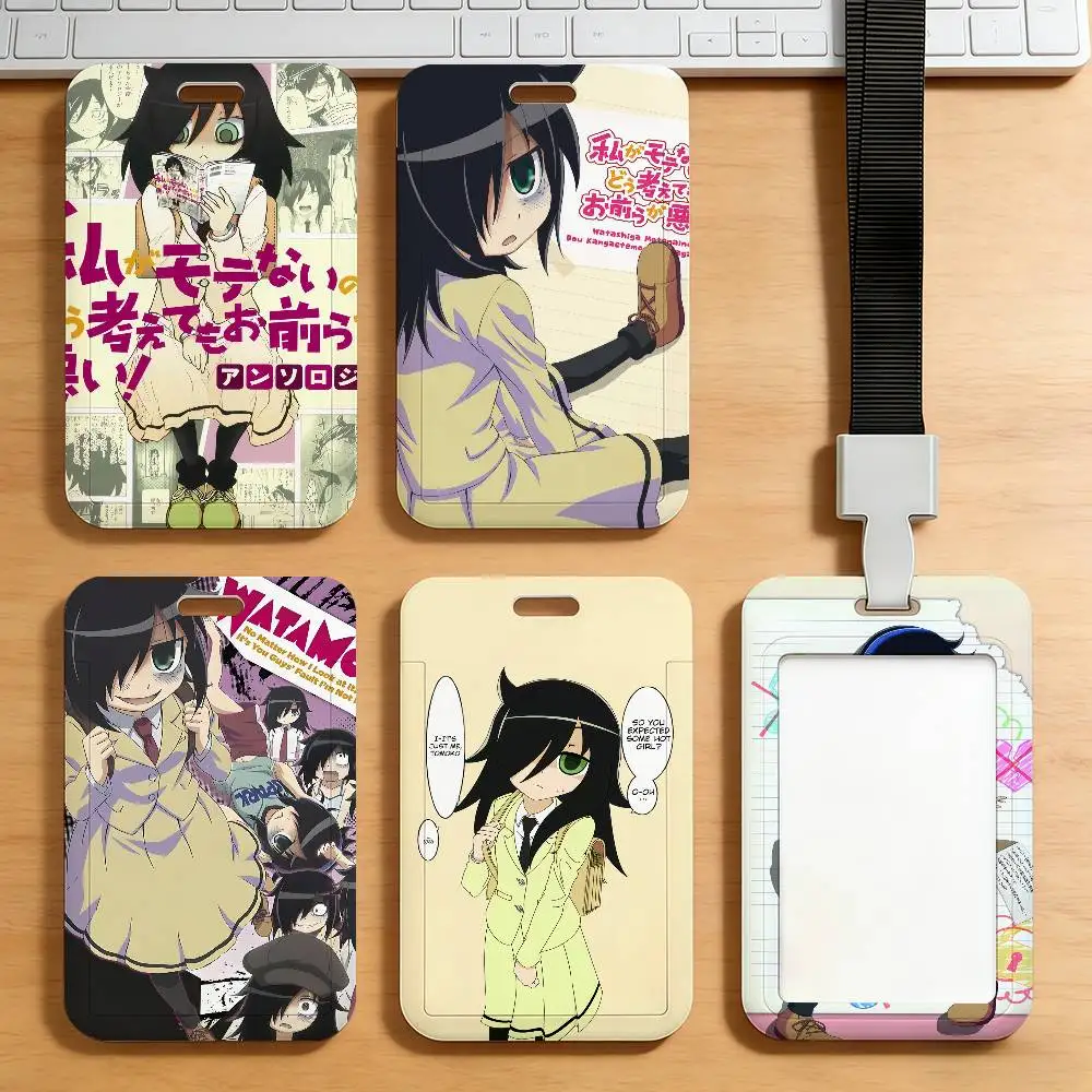 Watamote Tomoko Kuroki Card Holder Student Campus Meal Cards Public Transport Subway Cardcase
Watamote Tomoko Kuroki Card Holder Student Campus Meal Cards Public Transport Subway Cardcase