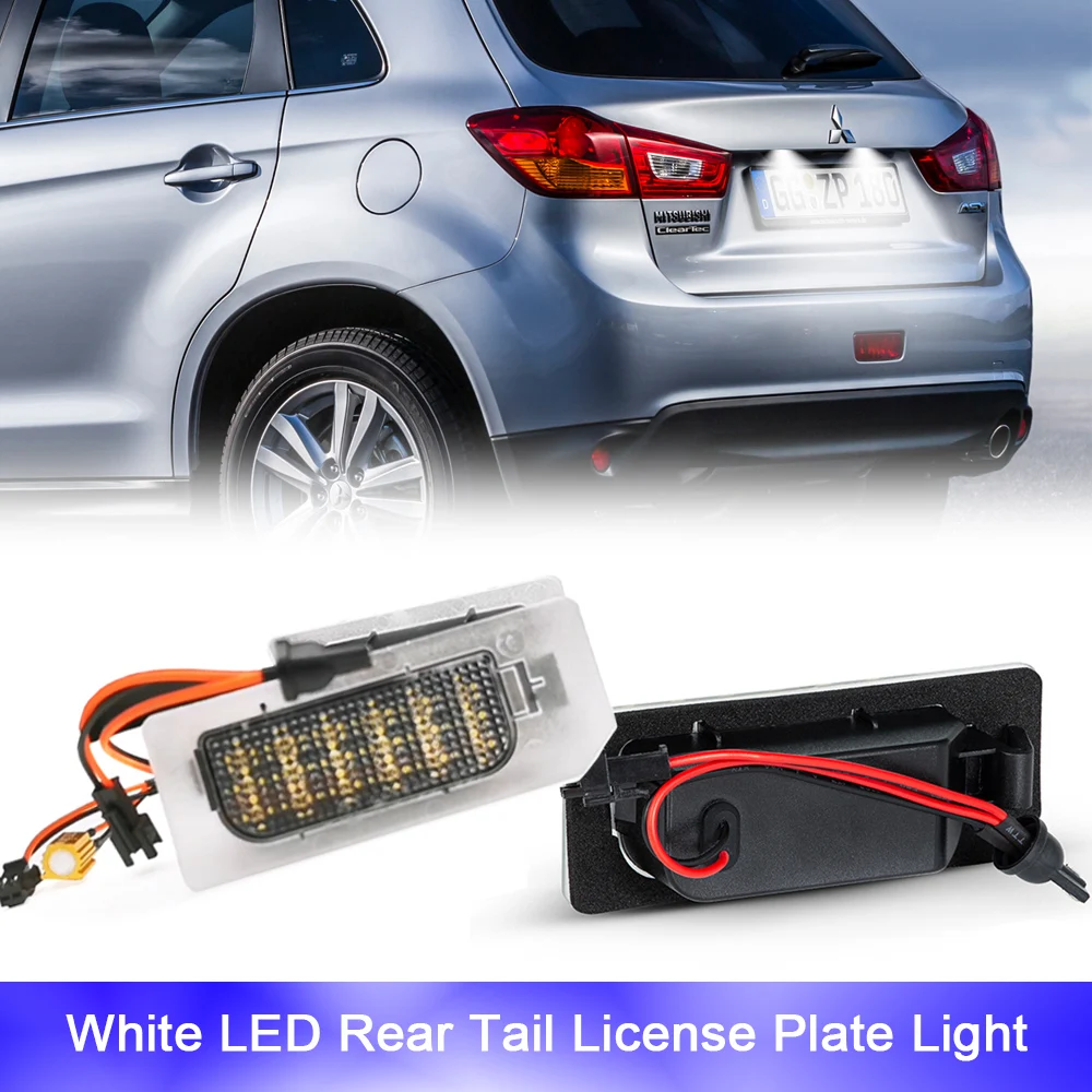 2x White LED Tail Number License Plate Light For Mistubishi Outlander PHEV After Facelift Outlander Sport ASX RVR 10-20 Canbus
2x White LED Tail Number License Plate Light For Mistubishi Outlander PHEV After Facelift Outlander Sport ASX RVR 10-20 Canbus