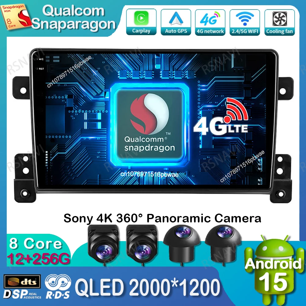 Android 15 Car Radio For Suzuki Grand Vitara Escudo 2005-2015 5G WIFI QLED Multimedia Navigation Autoradio BT Qualcomm 4G LTE
Android 15 Car Radio For Suzuki Grand Vitara Escudo 2005-2015 5G WIFI QLED Multimedia Navigation Autoradio BT Qualcomm 4G LTE