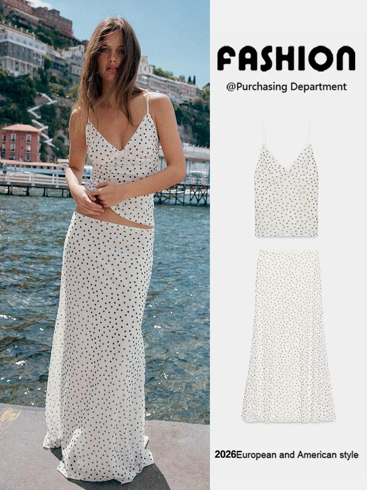 Summer New Arrival Women's Halter Top And Skirt Set Slim Fit Sleeveless V-Neck Regular Length No Button Closure Chinese Style
Summer New Arrival Women's Halter Top And Skirt Set Slim Fit Sleeveless V-Neck Regular Length No Button Closure Chinese Style