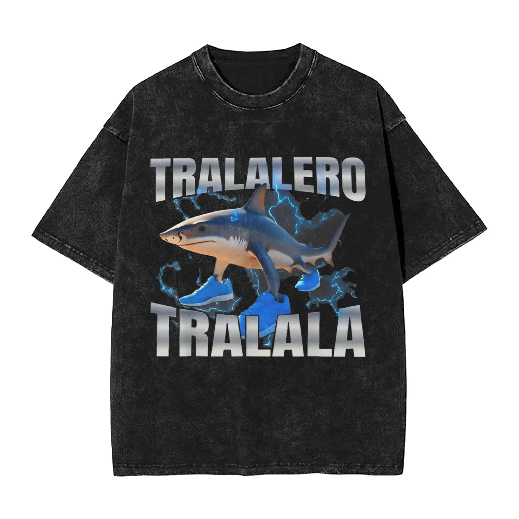Футболка Tralalero Tralala, мужская уникальная футболка из чистого хлопка с круглым вырезом, футболка с изображением акулы, одежда с короткими рукавами для взрослых
Футболка Tralalero Tralala, мужская уникальная футболка из чистого хлопка с круглым вырезом, футболка с изображением акулы, одежда с короткими рукавами для взрослых