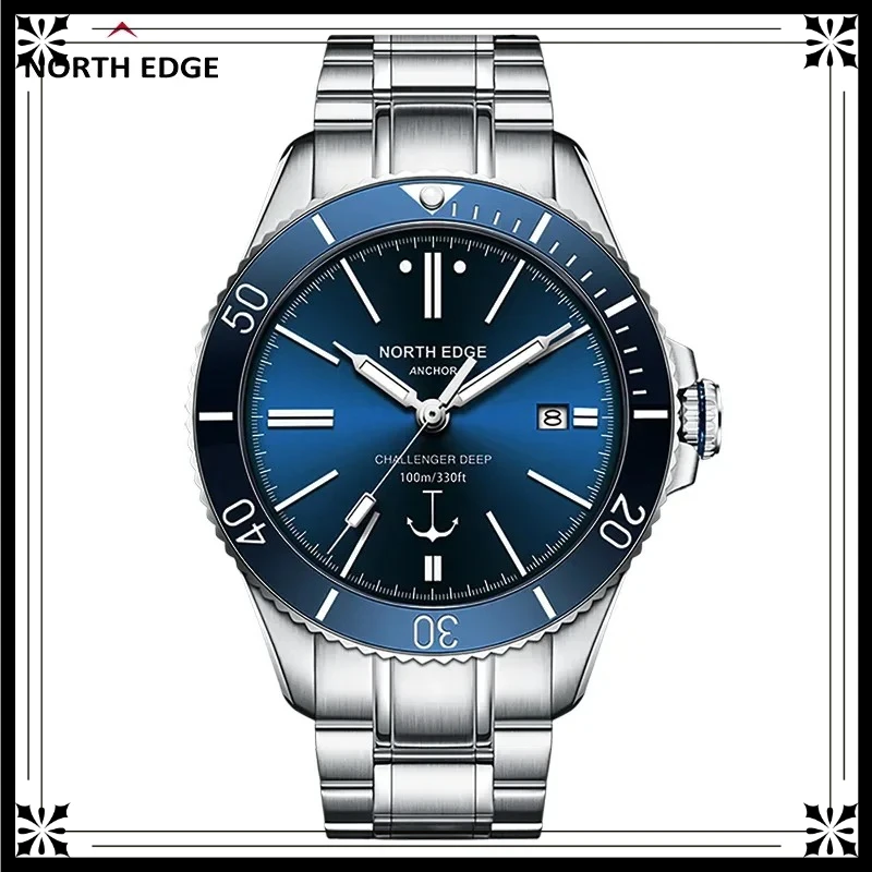 NORTH EDGE ANCHOR 42MM Men Mechanical Wristwatch Luxury Sapphire Glass MIYOTA 8215 Automatic Watches 10bar Waterproof Watch Men
NORTH EDGE ANCHOR 42MM Men Mechanical Wristwatch Luxury Sapphire Glass MIYOTA 8215 Automatic Watches 10bar Waterproof Watch Men