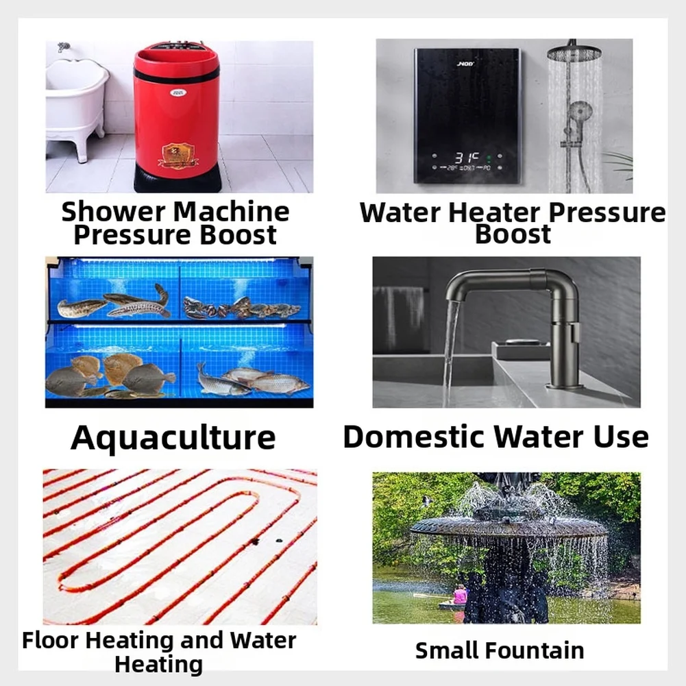 24V DC Brushless For Water Pump for Radiant Floor Heating 7m Lift 700L H Flow Rate Lightweight 8.71x9.04x4.08cm Size
24V DC Brushless For Water Pump for Radiant Floor Heating 7m Lift 700L H Flow Rate Lightweight 8.71x9.04x4.08cm Size