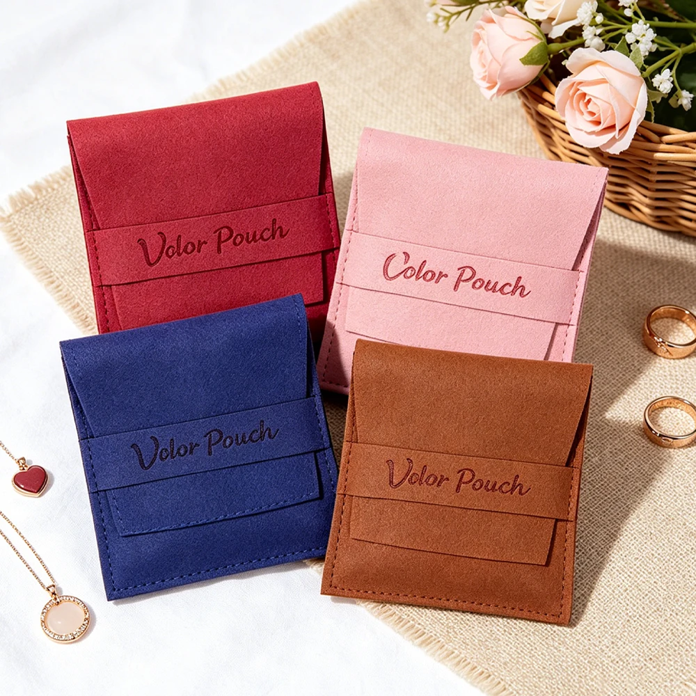 Personalized 50/100Pcs Microfiber Flip Cover Bag Wedding Favors Jewelry Pouch Ring Necklace Suede Storage with Custom Logo
Personalized 50/100Pcs Microfiber Flip Cover Bag Wedding Favors Jewelry Pouch Ring Necklace Suede Storage with Custom Logo
