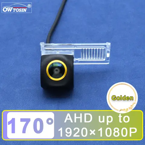170° Golden Lens AHD 1080P Vehicle Car Rear View Camera For Citroen C5 C4 C2 2010 2011 2012 Elysee Sega DS 3 5  Car Monitor