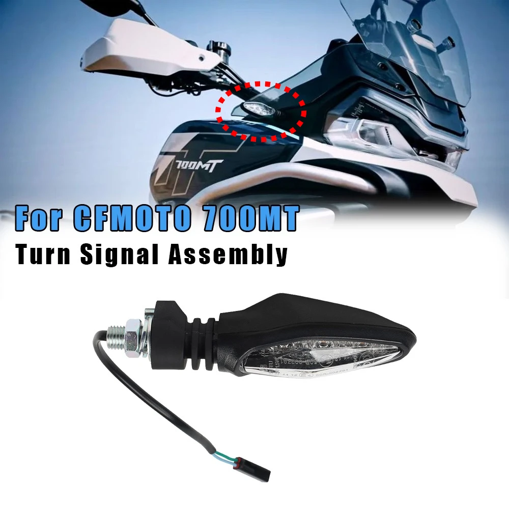 Front and Rear Signal Lamp Motorcycle Parts Turn Signals Suitable Left Right Lighting & Indicators For CFMOTO 700MT 700 MT MT700
Front and Rear Signal Lamp Motorcycle Parts Turn Signals Suitable Left Right Lighting & Indicators For CFMOTO 700MT 700 MT MT700