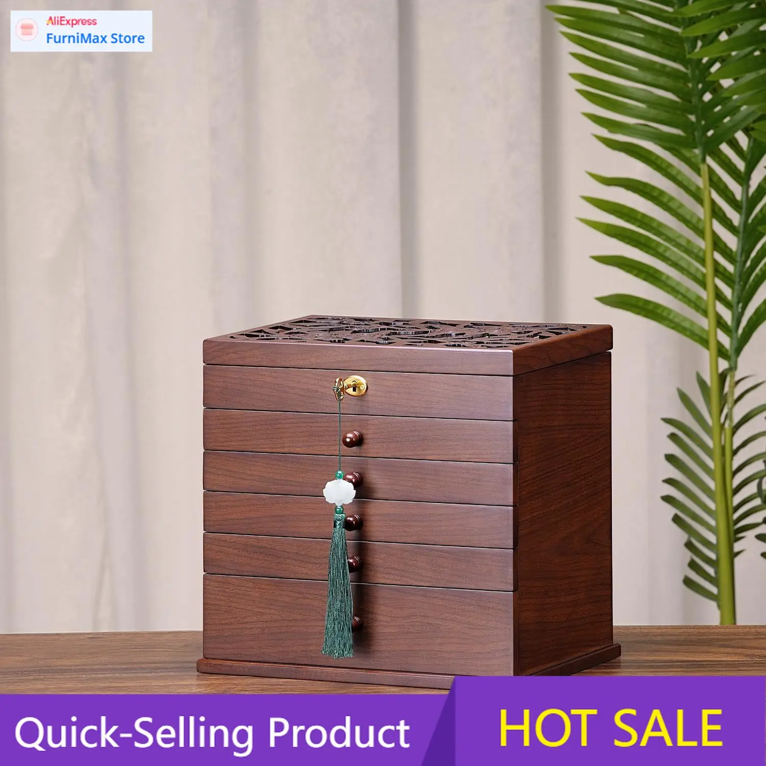 Limited-time promotionVintage Rustic Wooden Jewelry Organizer boxes with 5 Drawers & Lock | Large Storage Box for Necklaces, Rin
Limited-time promotionVintage Rustic Wooden Jewelry Organizer boxes with 5 Drawers & Lock | Large Storage Box for Necklaces, Rin