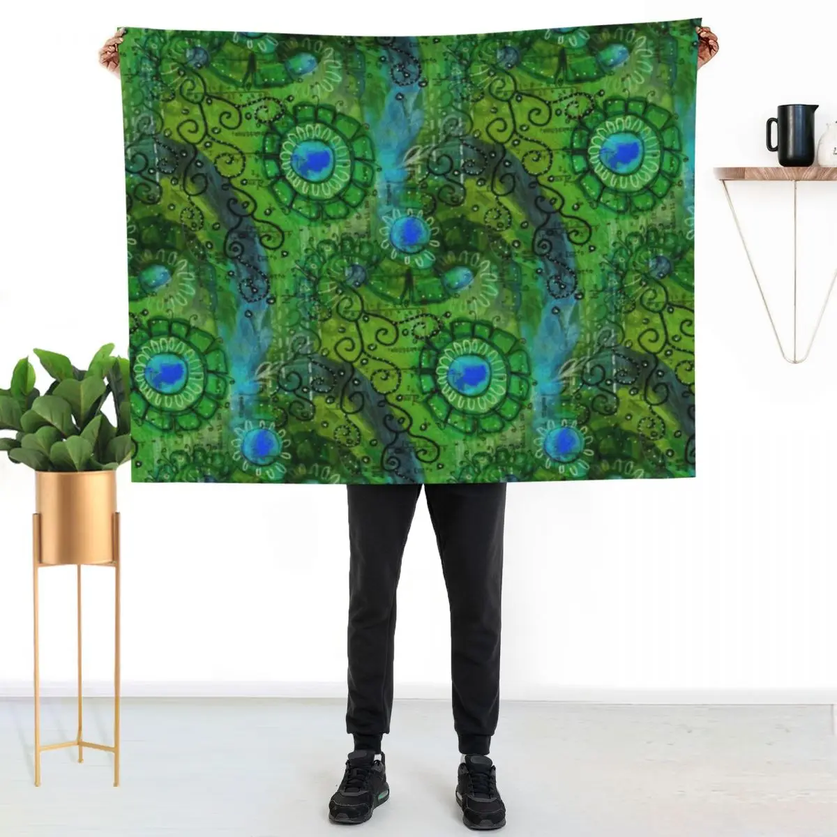Emerald Boho Abstract Throw Blanket Warm Comfortable Blanket Gift for Parents Friends
Emerald Boho Abstract Throw Blanket Warm Comfortable Blanket Gift for Parents Friends
