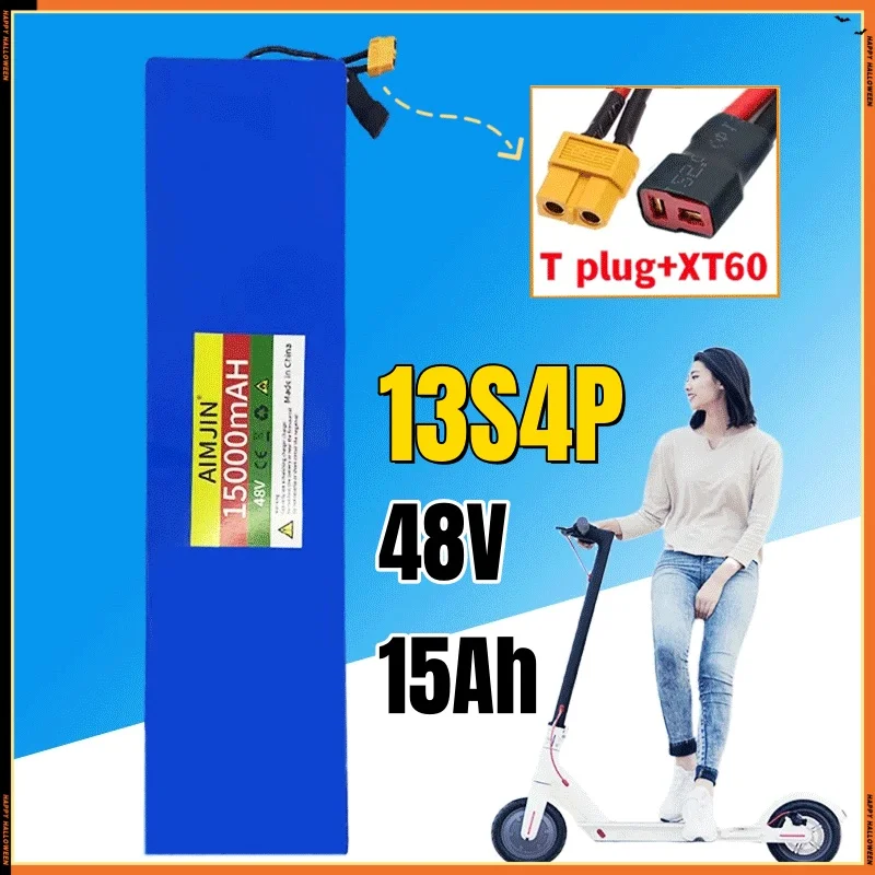 13s4p (48V, 15Ah) Lithium ion Battery Pack 18650 High Capacity 15000mah For Electric Scooter Kugoo M4/M4Pro/MaxSpeed
13s4p (48V, 15Ah) Lithium ion Battery Pack 18650 High Capacity 15000mah For Electric Scooter Kugoo M4/M4Pro/MaxSpeed