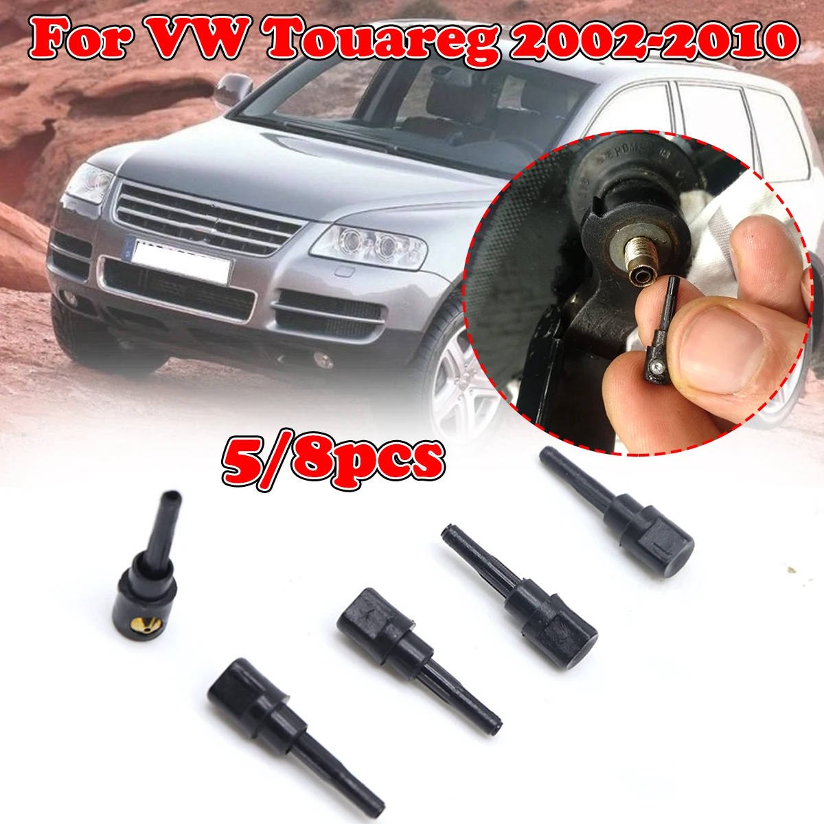 5/8X Rear Wiper Washer Jet Nozzle For VW Touareg 2002 2003-2010 Windscreen Window Spray Cap Rocker Spare Part Car Replacement
5/8X Rear Wiper Washer Jet Nozzle For VW Touareg 2002 2003-2010 Windscreen Window Spray Cap Rocker Spare Part Car Replacement