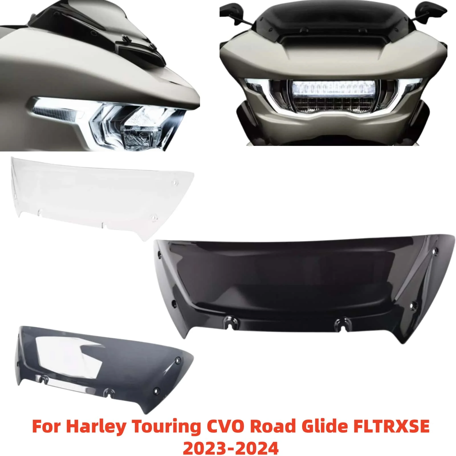 Motorcycle 6" Windscreen For Harley Touring CVO Road Glide FLTRXSE 2023-2024 6inch Windshield Windshield Panel Accessories
Motorcycle 6" Windscreen For Harley Touring CVO Road Glide FLTRXSE 2023-2024 6inch Windshield Windshield Panel Accessories