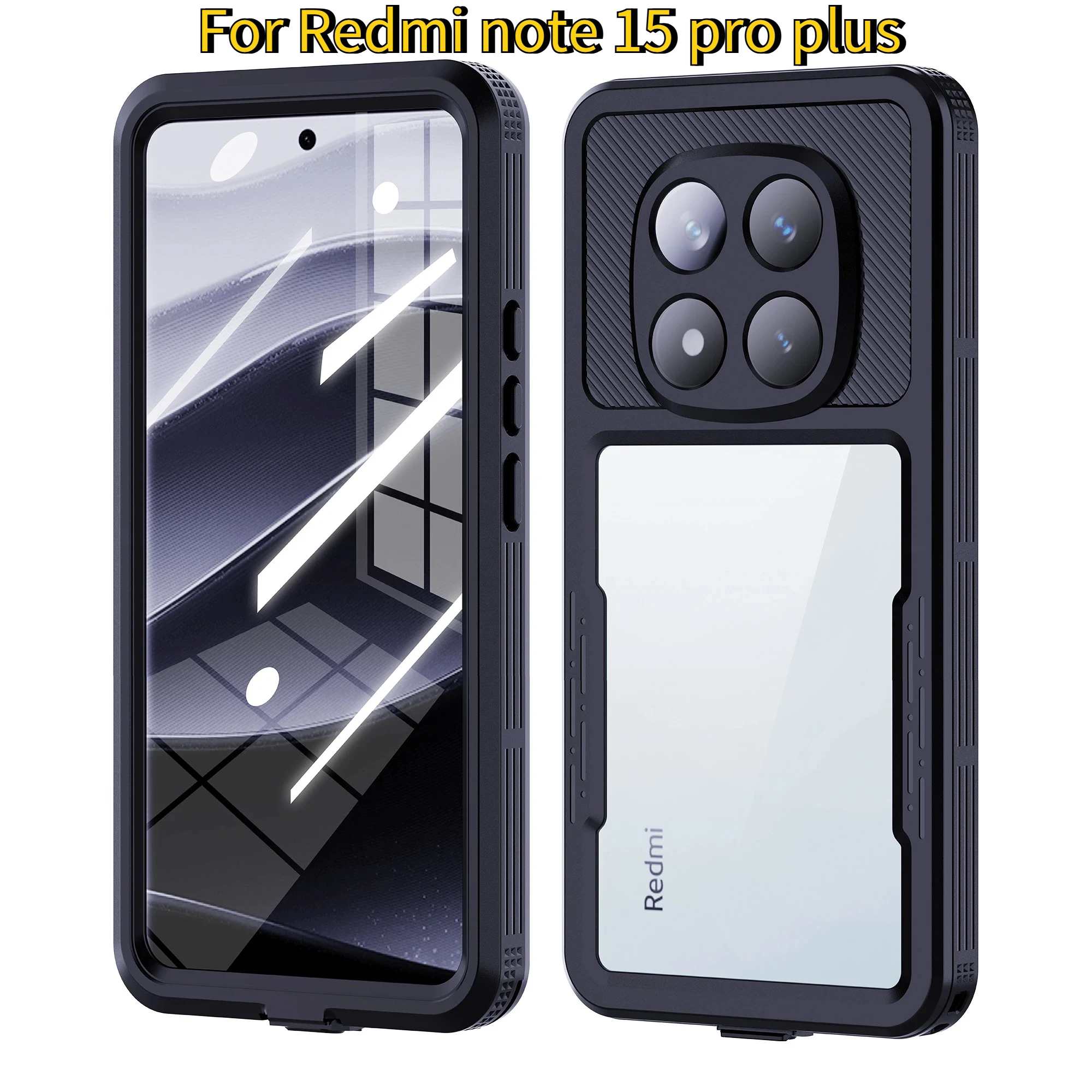 360° Full Protection Waterproof Shockproof Armor Case for Redmi Note15 Pro Plus 15 14 13 Pro Heavy Duty Anti-drop Phone Cover
360° Full Protection Waterproof Shockproof Armor Case for Redmi Note15 Pro Plus 15 14 13 Pro Heavy Duty Anti-drop Phone Cover