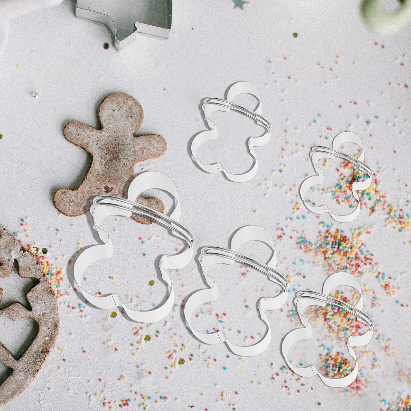 1 set Stainless Steel Baking Molds Set Cookie Cutters For Diy Cookies Biscuits Mousse Fondant Sugar Pie Lightweight
1 set Stainless Steel Baking Molds Set Cookie Cutters For Diy Cookies Biscuits Mousse Fondant Sugar Pie Lightweight