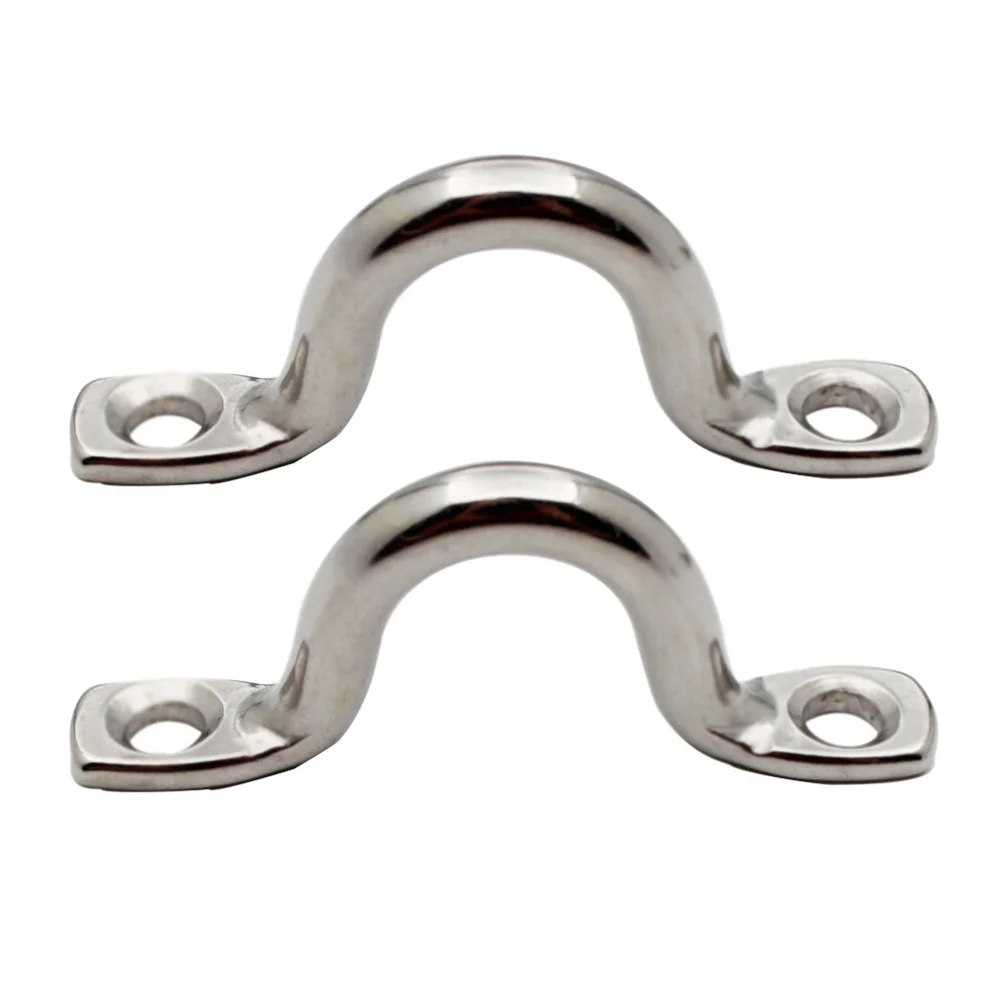 10 Pcs Strong Boat Handle Kayak Plate Staple Ring Eye Loop Bimini Pad Oval Stainless Steel Pull Dinghy Handles Hook Marine
10 Pcs Strong Boat Handle Kayak Plate Staple Ring Eye Loop Bimini Pad Oval Stainless Steel Pull Dinghy Handles Hook Marine