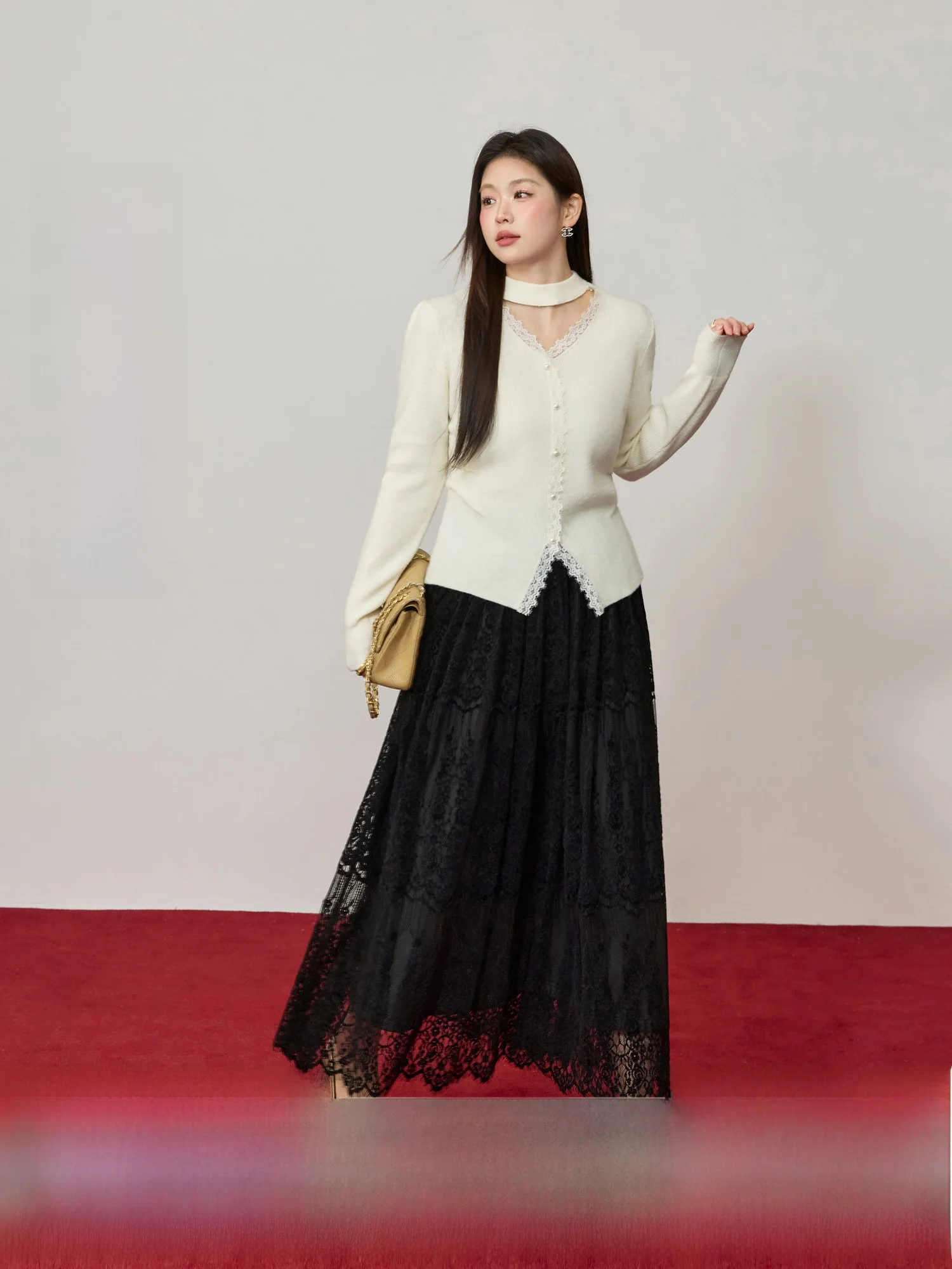 Blue Language Large Size Lace Hollow out Thi Warm Winter A-Line Long Skirt Versatile High Waist Polyester Nylon Fiber Offic...
Blue Language Large Size Lace Hollow out Thi Warm Winter A-Line Long Skirt Versatile High Waist Polyester Nylon Fiber Offic...
