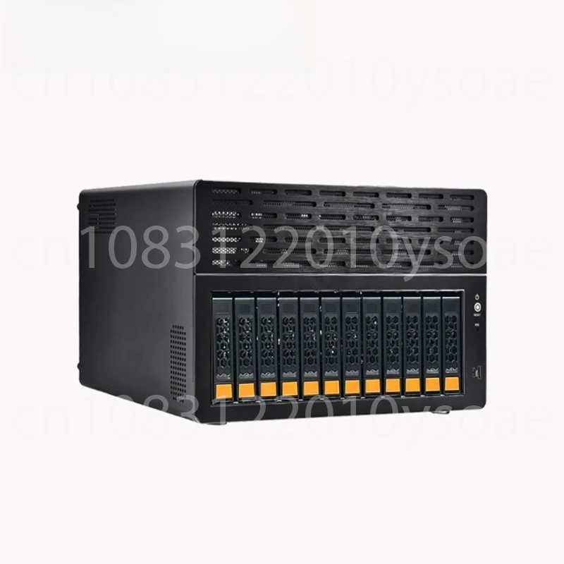 Nas12 disk storage server supports ATX main board half height PCIE slot small 1U power hot swap chassis good quality
Nas12 disk storage server supports ATX main board half height PCIE slot small 1U power hot swap chassis good quality