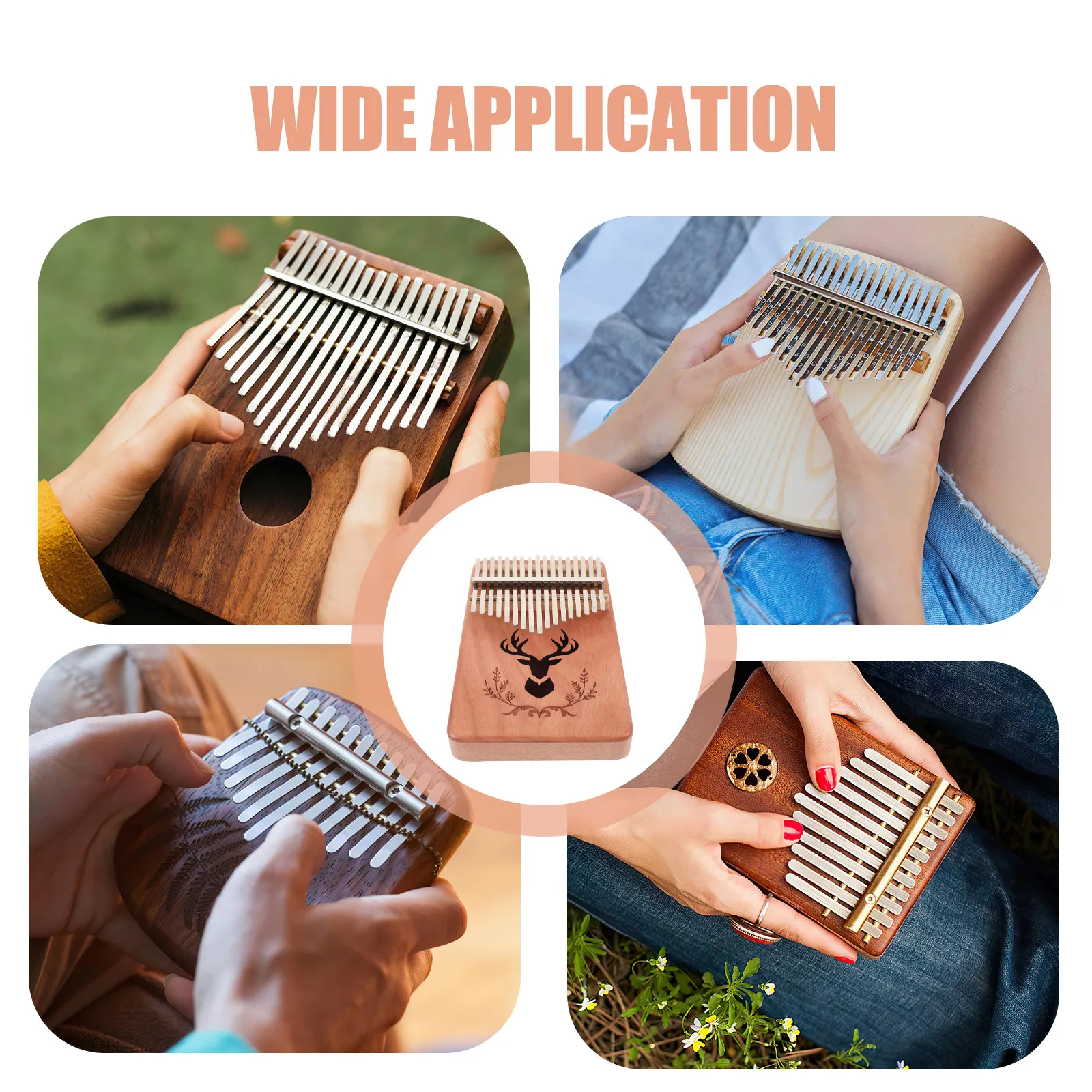 Piano Thumb Wooden Square Mbira Finger Portable Hand 17 Keys Simple Musical Instrument Child
Piano Thumb Wooden Square Mbira Finger Portable Hand 17 Keys Simple Musical Instrument Child