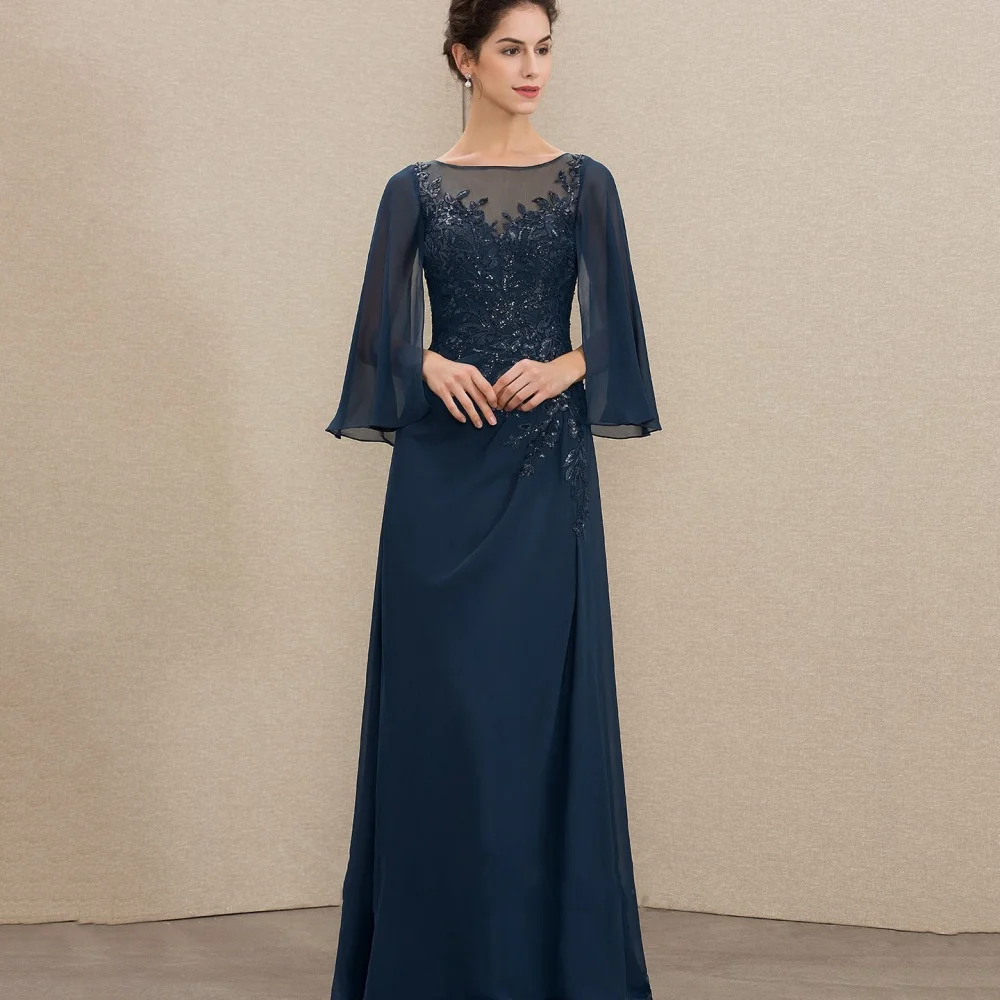 Customized Mother of Dresses A Line Applique Evening Gowns Lace Elegant Bride Party Dress Chiffon robes invitée mariage
Customized Mother of Dresses A Line Applique Evening Gowns Lace Elegant Bride Party Dress Chiffon robes invitée mariage
