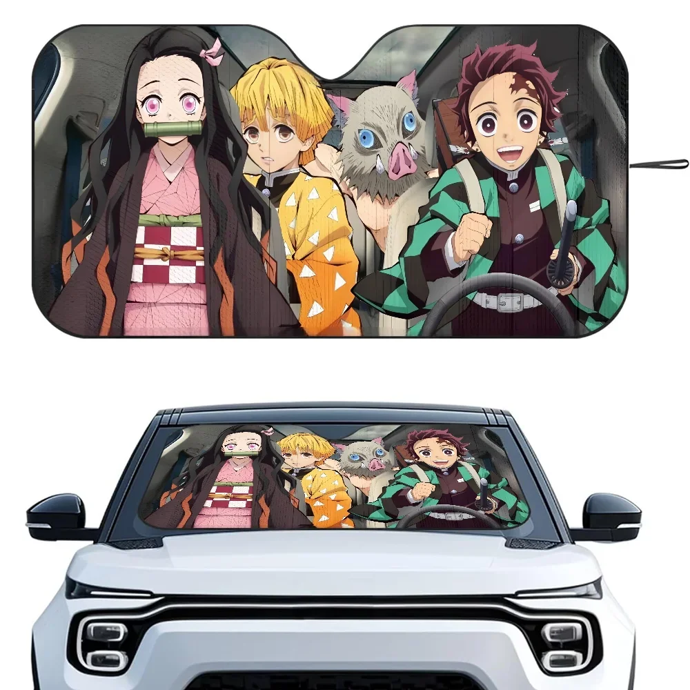 D-DemonS S-Slayer Anime Car Sunshade Heat-insulating Aluminum Film Windshield Sunshades Blocks UV Rays Car Sun Visor Protector
D-DemonS S-Slayer Anime Car Sunshade Heat-insulating Aluminum Film Windshield Sunshades Blocks UV Rays Car Sun Visor Protector