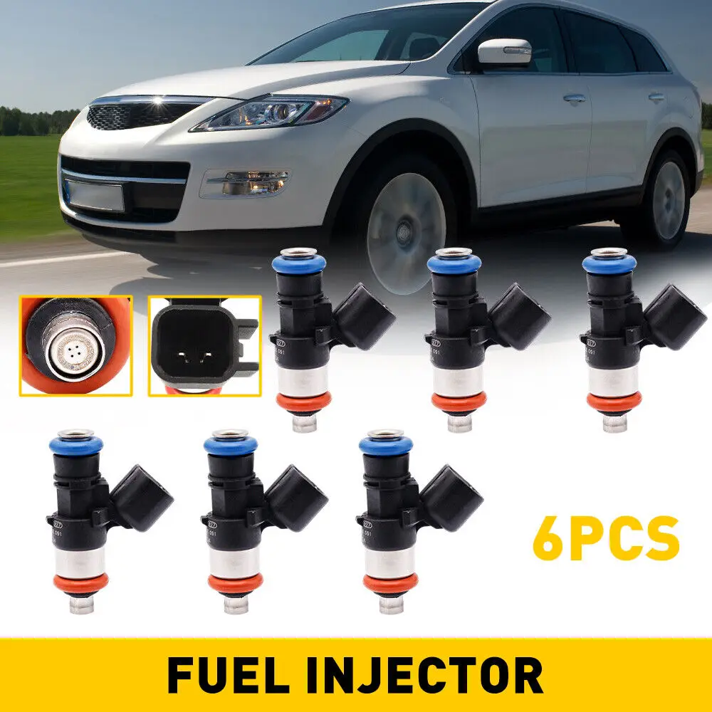 Set Of 6 Black Fuel Injectors For Ford Edge 2007 2008 2009 2010 2011 Replacement
Set Of 6 Black Fuel Injectors For Ford Edge 2007 2008 2009 2010 2011 Replacement