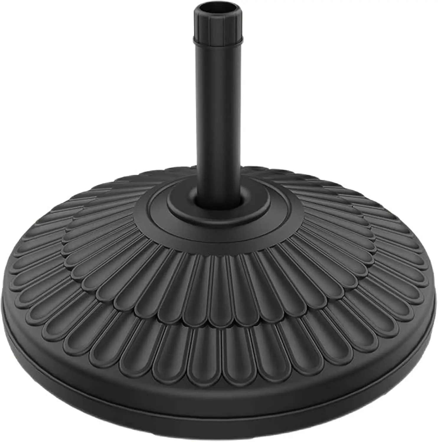 90 Lbs HDPE Round Patio Umbrella Base, Weighted Stand for 1.5-1.9in Poles, Black
90 Lbs HDPE Round Patio Umbrella Base, Weighted Stand for 1.5-1.9in Poles, Black