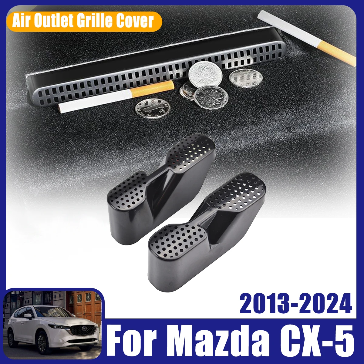 For Mazda CX-5 CX5 CX 5 2013-2024 2014 Car Accessories Under-Seat Air Vent Outlet Covers Sticker Protectors Anti Debris Dust ABS
For Mazda CX-5 CX5 CX 5 2013-2024 2014 Car Accessories Under-Seat Air Vent Outlet Covers Sticker Protectors Anti Debris Dust ABS